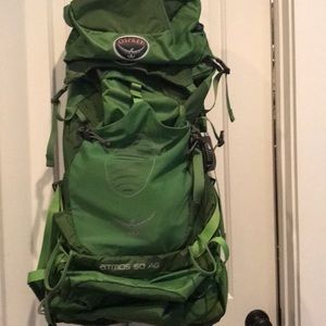 Osprey Atmos 50 wanting to hit the trails. NWT